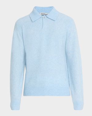Men's Davis Cashmere-Blend Polo Sweater