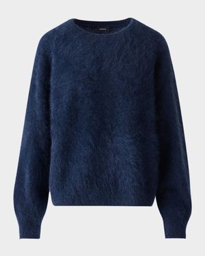 Brushed Cashmere Crewneck Sweater