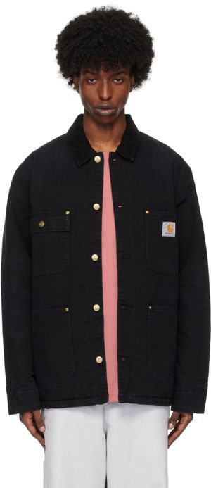 Carhartt Work In Progress Black OG Chore Coat