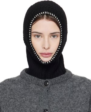 YMC Black Wool Balaclava