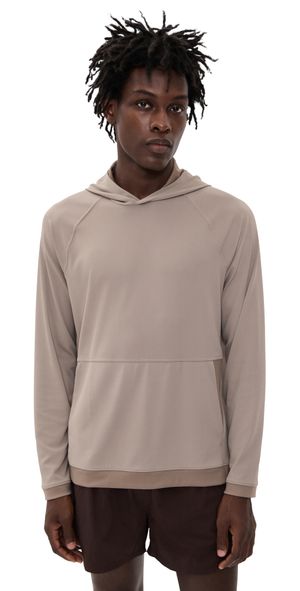 Rhone Waffle Tech Hoodie Foggy Taupe XXL