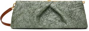 Dries Van Noten Gray Crushed Clutch