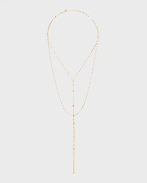 Nude Blake Chain Drop Necklace