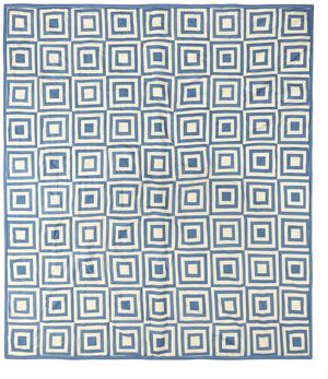 Bode Blue & White 'White House Steps' Quilt
