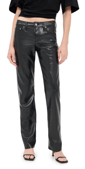 AGOLDE Recycled Leather Slim Jeans Detox 34