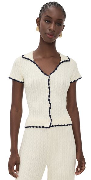 Bailey Rose Knit Top Cream XS