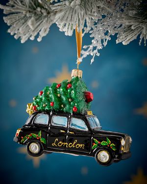 London Taxi Christmas Ornament