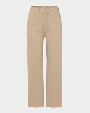 Hepburn Wide-Leg High-Rise Ankle Jeans
