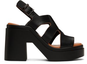 Clergerie Black Nateo Heeled Sandals