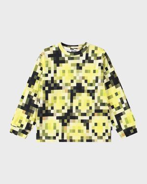 Boy's Rube Pixelated Graphic Sweatshirt, Size 4-6