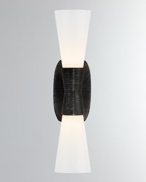 Utopia Small Double Bath Sconce By Kelly Wearstler