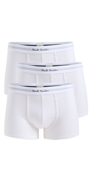 Paul Smith 3 Pack Solid Trunks White XXL