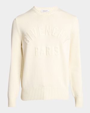 Men's Embroidered Crewneck Sweater