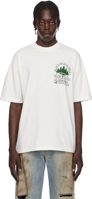 Online Ceramics T-shirt 'Black Hills Forest Map' blanc cassé - The Blair Witch Project