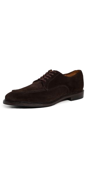 Allen Edmonds Rivington Suede Lace Up Loafers Bitter Chocolate 9.5