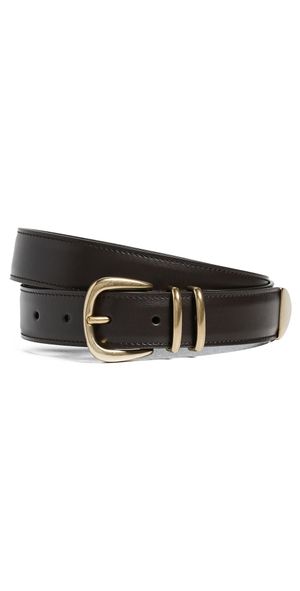A. L.C. Carson Belt Black/Light Gold M