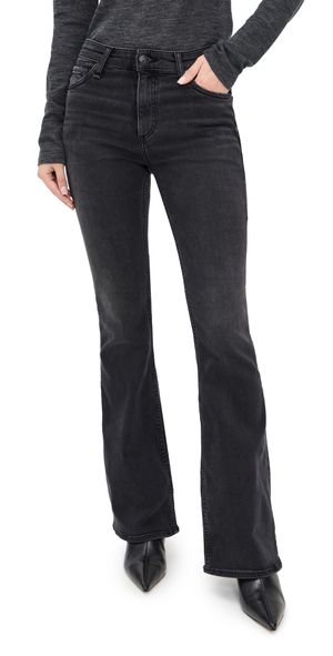 rag & bone Flexi Dahlia Full Length Flare Jeans Midnight 31