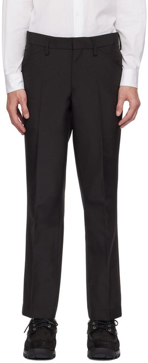 kolor Brown Pleated Trousers