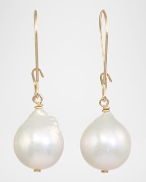 Baroque Pearl Earrings with 14k Gold Fill