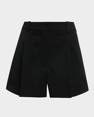 Pleated Tailored Shorts