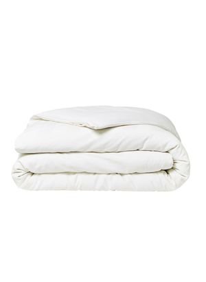 Today Linge De Maison - Parure de lit uni en coton - Taille 260x240 cm - Blanc