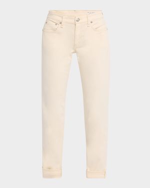 Dre Low-Rise Slim Boyfriend Jeans