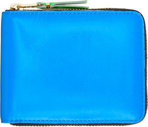 COMME des GARÇONS WALLETS Blue Super Fluo Group Wallet