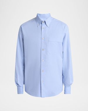 Men's Oxford Button-Collar Dress Shirt