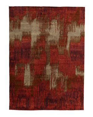 Brick Brushstroke Rug, 6' x 9'