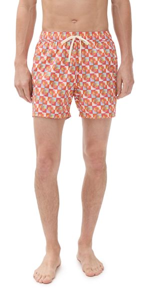 Fair Harbor The Bungalow Swim Trunks 5 Sunny Daze M