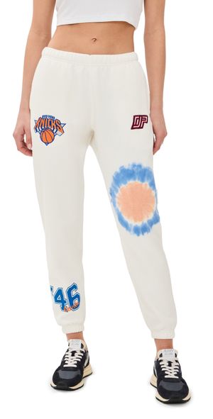DANNIJOPRO NY Knicks Bullseye Sweatpants White XS