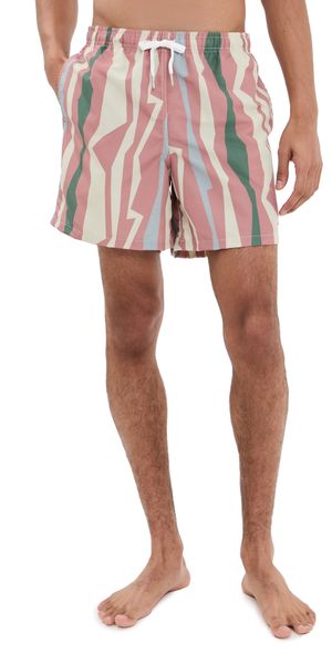 Bather Orchid Coastal Swim Trunks 5 Pink L