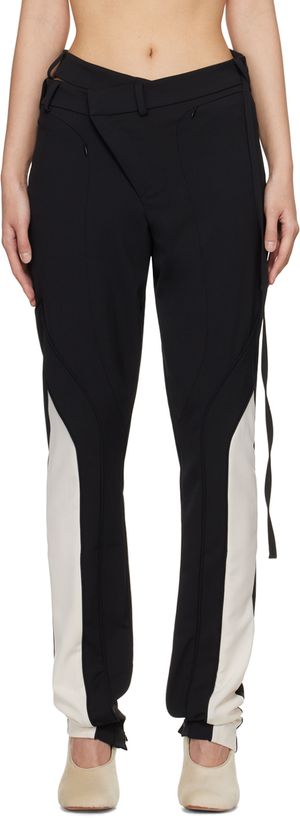 Ottolinger Black Asymmetric Trousers