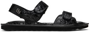BY FAR Black Gideon Sandals