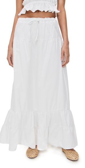 Peixoto Riley Maxi Skirt White XL