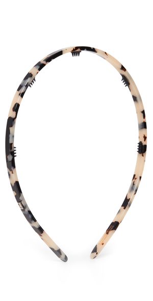 Alexandre de Paris Thin Headband Tokyo Tortoise One Size