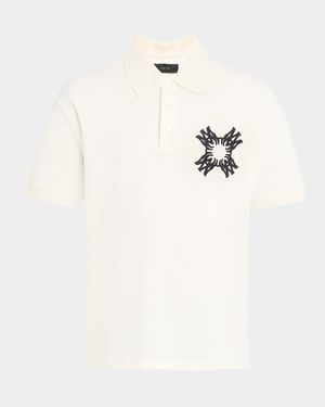 Men's Embroidered MA Quad Polo Shirt