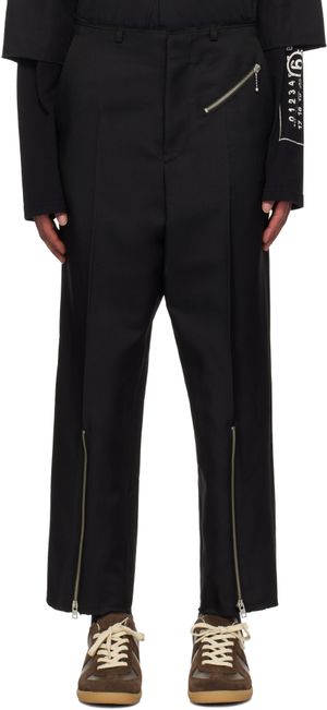 MM6 Maison Margiela Pantalon droit noir