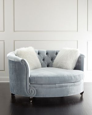 Harper Tufted Cuddle Chair
