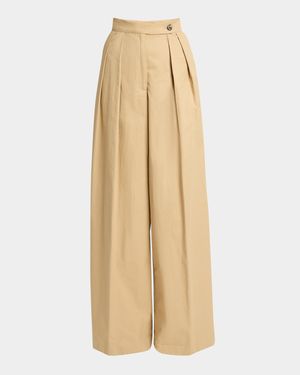 Pamplona Pleated Wide Leg Pants