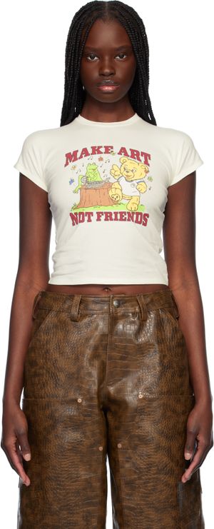 AMBUSH White 'Make Art' Baby T-shirt