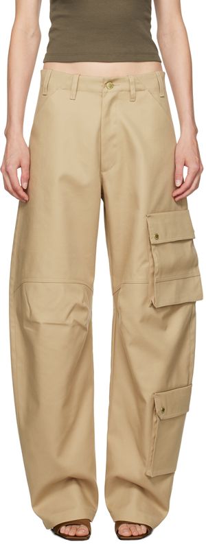 DARKPARK Beige Rose Cargo Pants