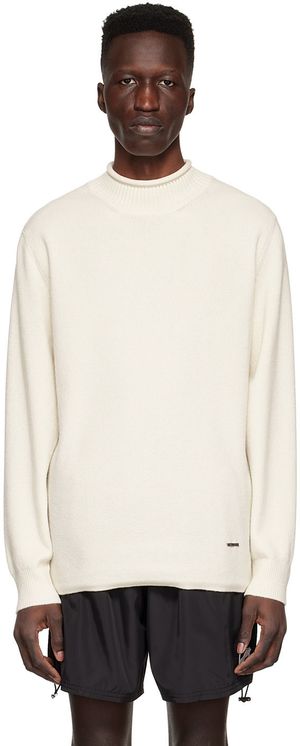 We11done Off-White Cashmere Sweater