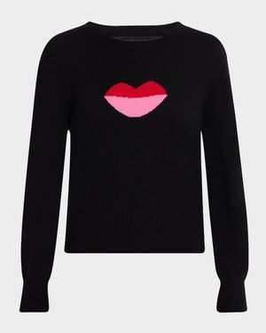 Hot Lips Crewneck Sweater
