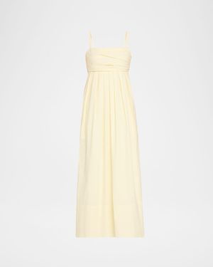 Claudine Technical Poplin Midi Dress