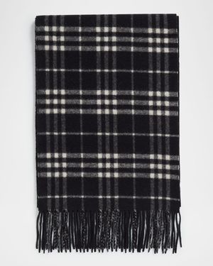 Icon Check Cashmere Scarf