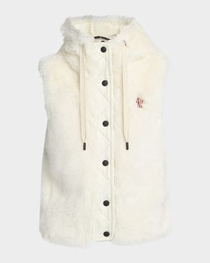 Arve Hooded Teddy Down Vest