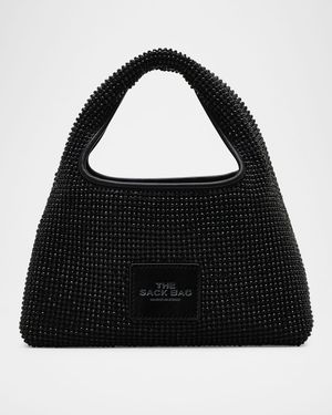 The Mini Sack Rhinestone Top-Handle Bag