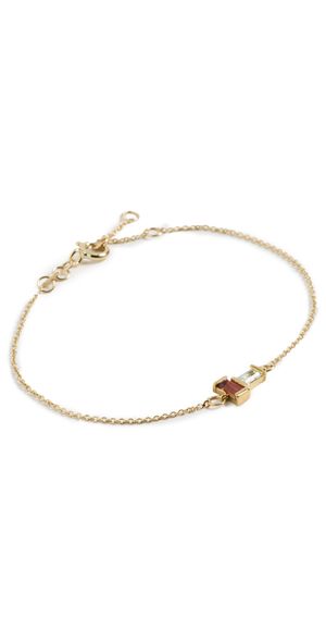 ALIITA Tu Y Yo Baguette Bracelet Pink/Red One Size