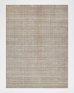 Martelli Modern Hand-Loomed Taupe Rug, 6' x 9'